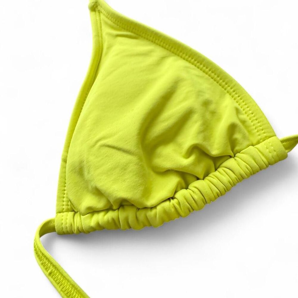 Athleta Women's Yellow Bikini Top Size small | Removable padding - Picture 3 of 6